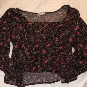 American Eagle Floral Blouse